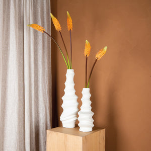 Gartenblume - Orange Tritoma, Handgefertigt, Polyester, Kunststoff | PTMD