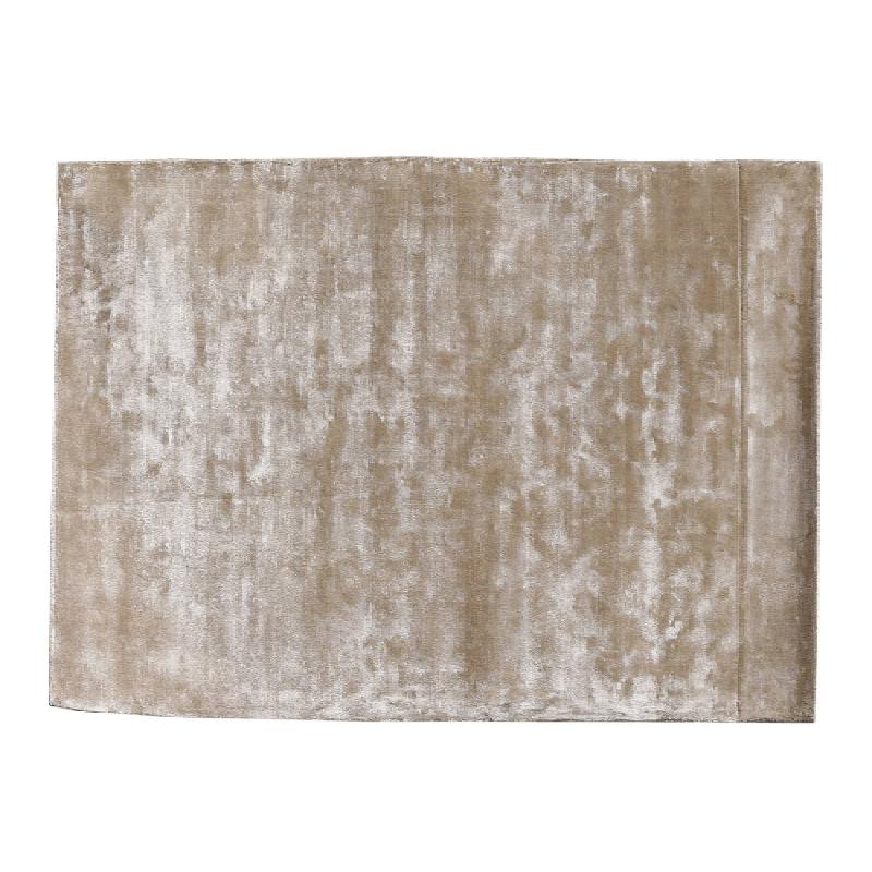Teppich – Viskose, Gewebtes Design, Rechteckige Form, Taupe, XL – Flavia | PTMD