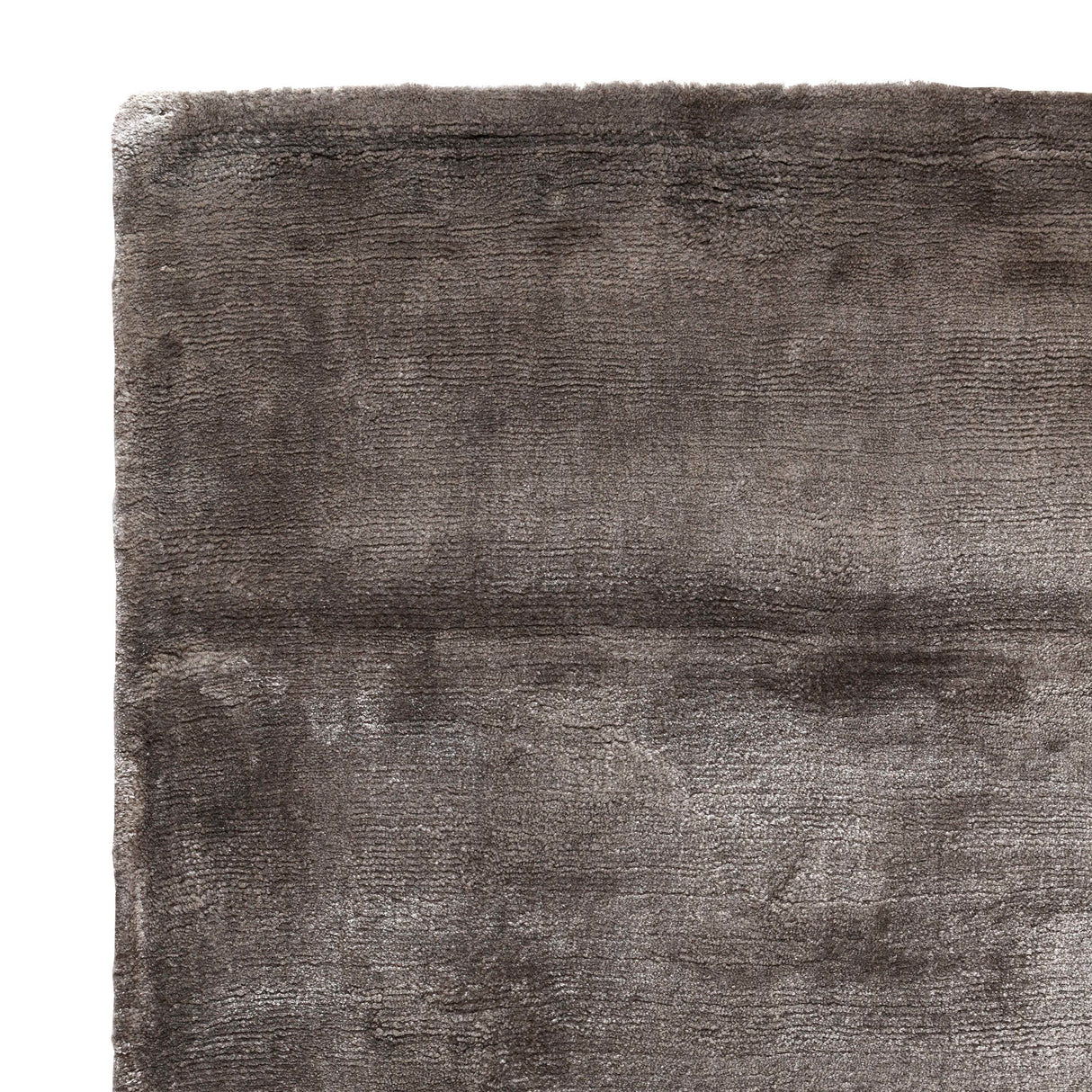 Teppich – Viskose, Gewebtes Design, Rechteckige Form, Grau, XL – Flavia | PTMD