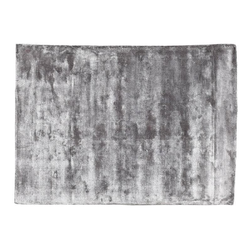 Teppich – Viskose, Gewebtes Design, Rechteckige Form, Grau, XL – Flavia | PTMD