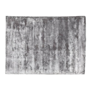 Teppich – Viskose, Gewebtes Design, Rechteckige Form, Grau, XL – Flavia | PTMD