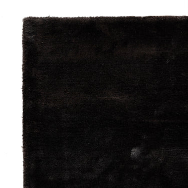 Teppich – Viskose, Gewebtes Design, Rechteckige Form, Schwarz XL – Flavia | PTMD