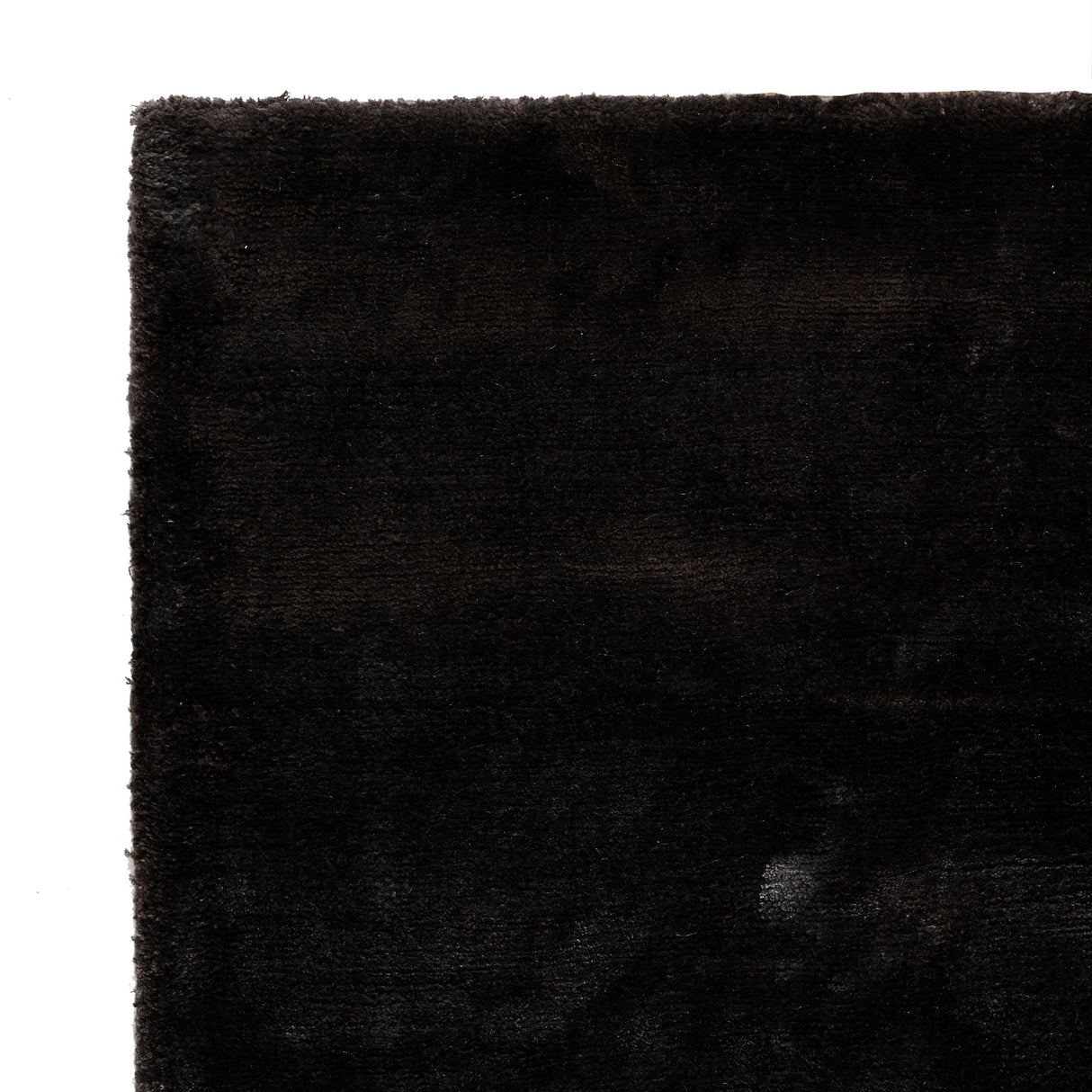 Teppich – Viskose, Gewebtes Design, Rechteckige Form, Schwarz XL – Flavia | PTMD