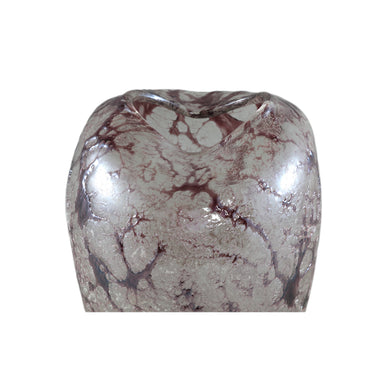 Vase aus massivem Glas, rundes Design, strukturierte Oberfläche – Michellee L | PTMD - Esszett Luxury | Stilvolles Wohnen mit Charakter