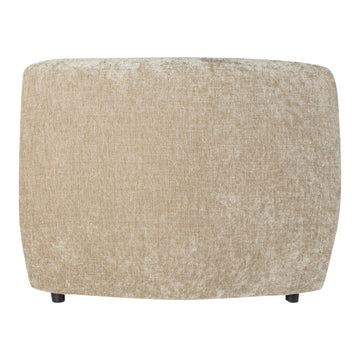 Ecksofa – creme Oberfläche, Stoffbezug, Eckelement Modul – Lujo | PTMD