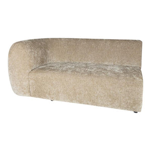 Sofa – Fiore Stoffbezug, Gepolsterte Sitzfläche, Linke Armlehne – Lujo | PTMD