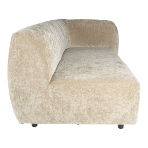 Sofa – Fiore Stoffbezug, Gepolsterte Sitzfläche, Rechte Armlehne – Lujo | PTMD