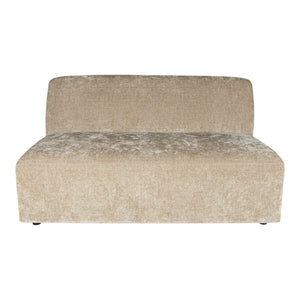 Sofa – creme Oberfläche, Stoffbezug, Zweisitzer Modul – Lujo | PTMD