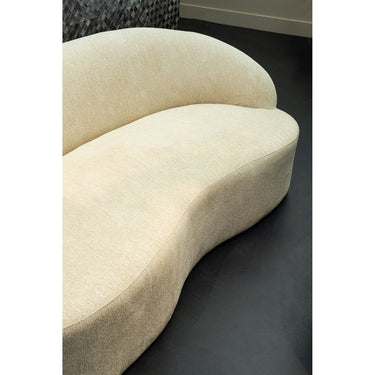 Sofa mit Nanci - Stoff, 3 - Sitzer - Design, ergonomische Form – Bohne 9901 | PTMD - Esszett Luxury | Stilvolles Wohnen mit Charakter