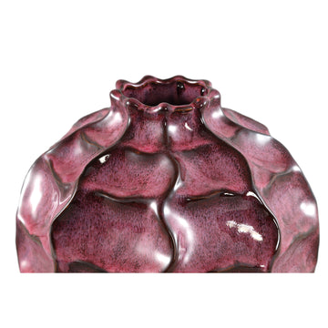 Vase – Rote Farbe, Keramik Material, Runde Form – Evys | PTMD