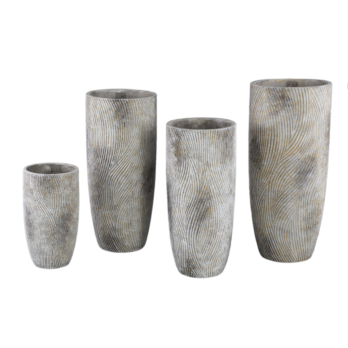 Zementtopf - Linc Grey 24.0 x 24.0 x 55.0 cm - Esszett Luxury | Stilvolles Wohnen mit Charakter
