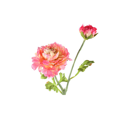 künstliche blume Ranunkelzweig aus Stoff mit feiner Blütenstruktur und dekorativer Ausführung – Garden Flower | PTMD - Esszett Luxury | Stilvolles Wohnen mit Charakter