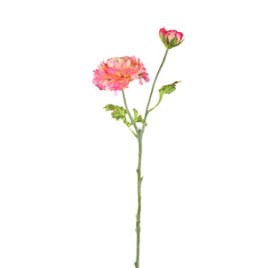 künstliche blume Ranunkelzweig aus Stoff mit feiner Blütenstruktur und dekorativer Ausführung – Garden Flower | PTMD - Esszett Luxury | Stilvolles Wohnen mit Charakter