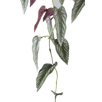 Kunstpflanze Rankpflanze aus Stoff und Metall mit feiner Struktur und dekorativer Form – Leaves Plant | PTMD - Esszett Luxury | Stilvolles Wohnen mit Charakter