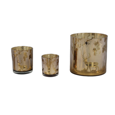 Teelichthalter - Imadiya Brown 7.0 x 7.0 x 8.0 cm - Esszett Luxury | Stilvolles Wohnen mit Charakter