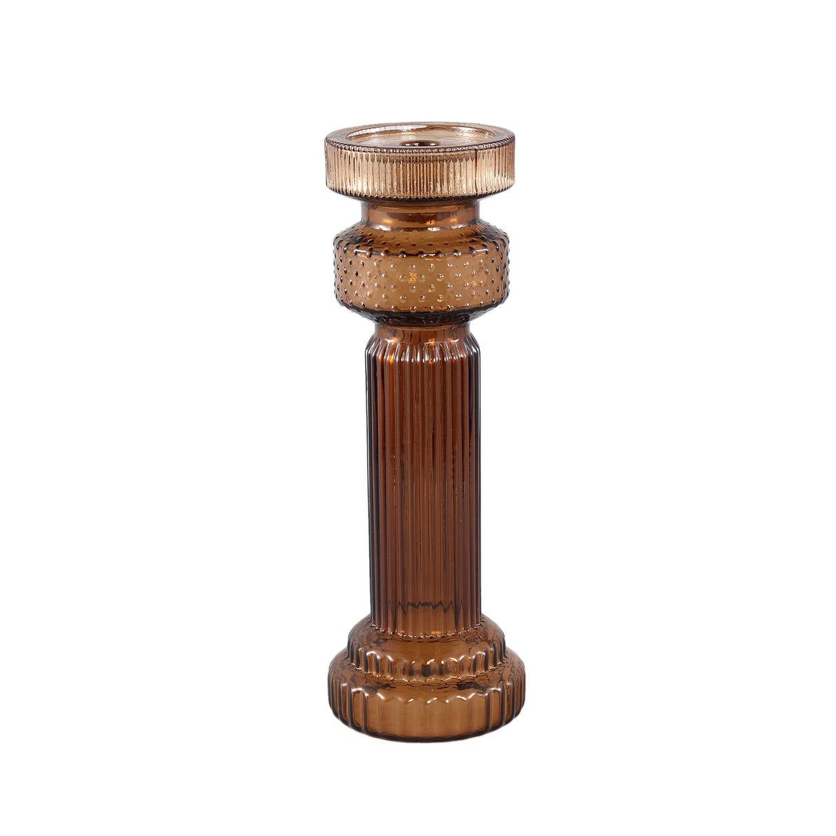 Kerzenhalter aus Glas mit Klardesign M – Fadri | PTMD - Esszett Luxury | Stilvolles Wohnen mit Charakter