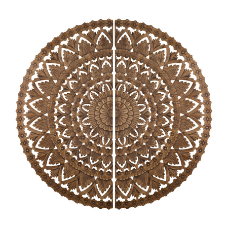 Wandpaneel aus MDF-Holz mit rundem Design & zweiteiligem Aufbau L – Willian | PTMD image