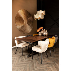 Wandpaneel aus MDF, rundes Design, geschnitztes Swirl - Muster – Wiktor L | PTMD - Esszett Luxury | Stilvolles Wohnen mit Charakter