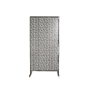 Room Divider – Iron, Panel Design, Black, Handmade – Screen | PTMD