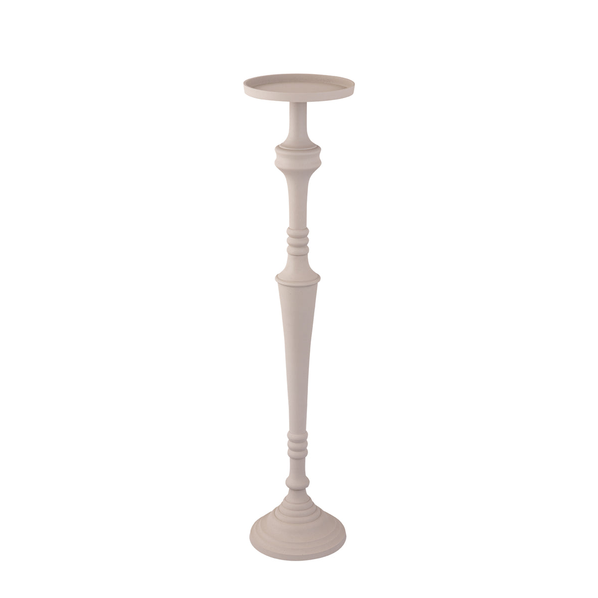Kerzenständer Beige aus Aluminium pulverbeschichtet L – Helen | PTMD - Esszett Luxury | Stilvolles Wohnen mit Charakter