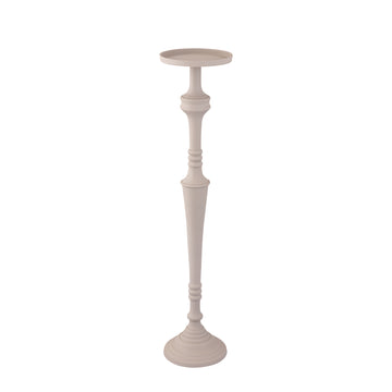 Kerzenständer Beige aus Aluminium pulverbeschichtet L – Helen | PTMD - Esszett Luxury | Stilvolles Wohnen mit Charakter