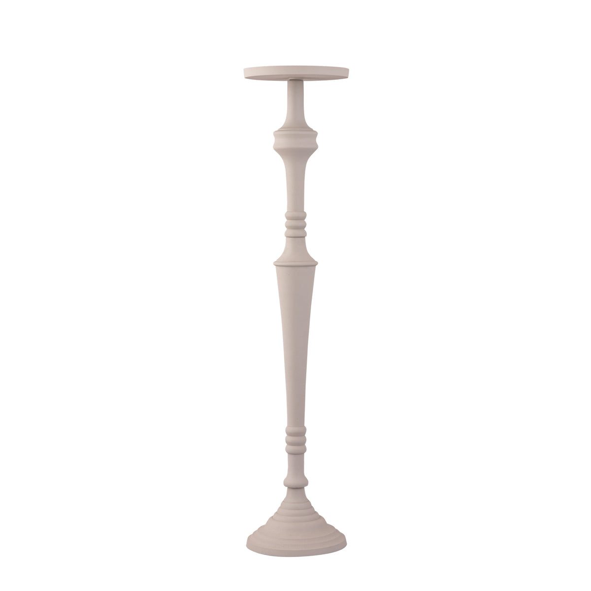 Kerzenständer Beige aus Aluminium pulverbeschichtet L – Helen | PTMD - Esszett Luxury | Stilvolles Wohnen mit Charakter