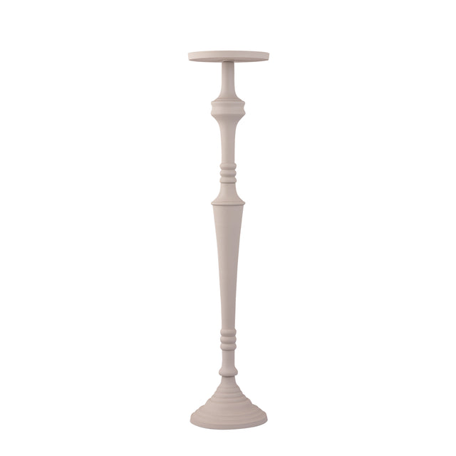 Kerzenständer Beige aus Aluminium pulverbeschichtet L – Helen | PTMD - Esszett Luxury | Stilvolles Wohnen mit Charakter