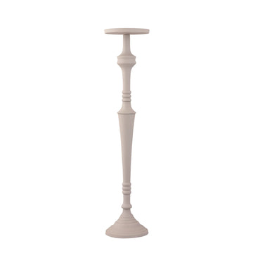 Powder-coated cast aluminum candle holder with handmade finish S – Helen | PTMD