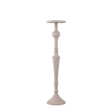 Powder-coated cast aluminum candle holder with handmade finish S – Helen | PTMD