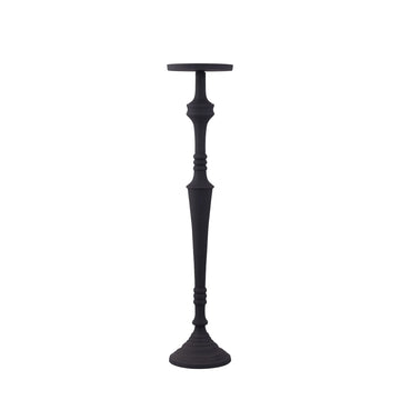Powder-coated cast aluminum candle holder with handmade finish S – Helen | PTMD