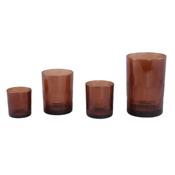 Teelichthalter - Yousra 10.0 x 10.0 x 12.5 cm Kupfer 1 - Esszett Luxury | Stilvolles Wohnen mit Charakter