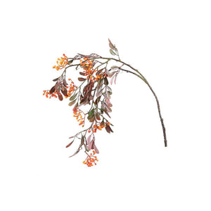 Artificial Branch – Hanging Berry Design, Leaf Texture, Coated Surface | PTMD