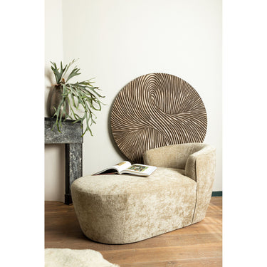 Wandpaneel aus MDF, rundes Design, geschnitztes Swirl - Muster – Wiktor M | PTMD - Esszett Luxury | Stilvolles Wohnen mit Charakter