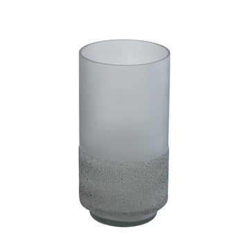 Windlicht aus Glas, mattierter Boden, dezente Struktur – Miral | PTMD - Esszett Luxury | Stilvolles Wohnen mit Charakter