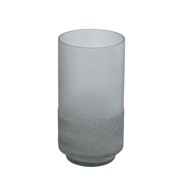 Windlicht aus Glas, mattierter Boden, dezente Struktur – Miral | PTMD - Esszett Luxury | Stilvolles Wohnen mit Charakter