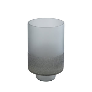 Windlicht aus Glas, mattierter Boden, dezente Struktur – Miral | PTMD - Esszett Luxury | Stilvolles Wohnen mit Charakter
