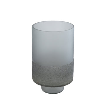 Windlicht aus Glas, mattierter Boden, dezente Struktur – Miral | PTMD - Esszett Luxury | Stilvolles Wohnen mit Charakter