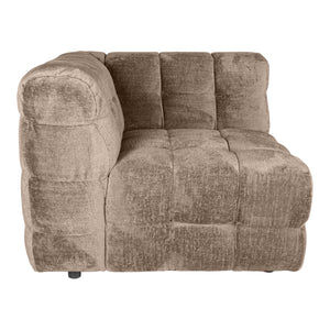 Sofa - Ecke aus Berge - Stoff mit Komfortpolsterung – Jidde Beige | PTMD - Esszett Luxury | Stilvolles Wohnen mit Charakter