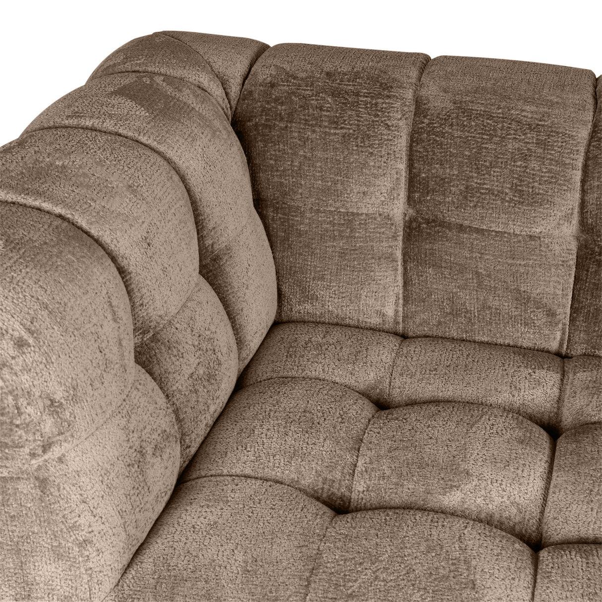 Sofa - Ecke aus Berge - Stoff mit Komfortpolsterung – Jidde Beige | PTMD - Esszett Luxury | Stilvolles Wohnen mit Charakter