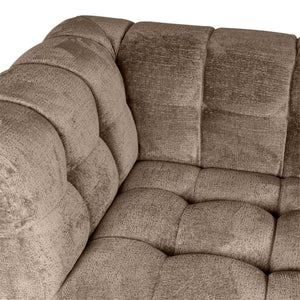 Sofa - Ecke aus Berge - Stoff mit Komfortpolsterung – Jidde Beige | PTMD - Esszett Luxury | Stilvolles Wohnen mit Charakter