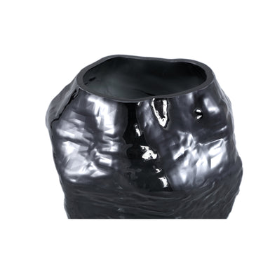 Vase aus massivem Glas, rundes Design, unregelmäßige Form – Riley | PTMD - Esszett Luxury | Stilvolles Wohnen mit Charakter