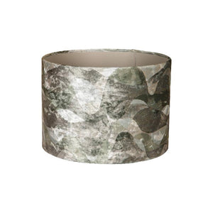Fabric lampshade in green with wavy stripes in a round shape, S – Mocca | PTMD