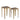 Beistelltisch – Aluminiumguss, Quadratische Form, Stabiles Design, Gold – Rivva | PTMD