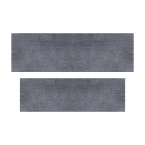 Beistelltisch – Schwarzes Aluminium, Rechteckige Form, Metalloptik - Rivva | PTMD