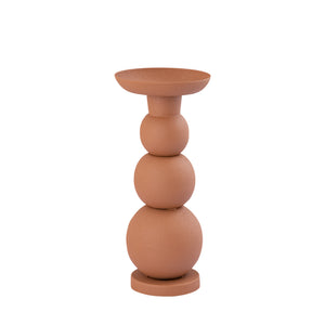Candle holder - Shannan 15.0 x 15.0 x 35.0 cm Brown 1