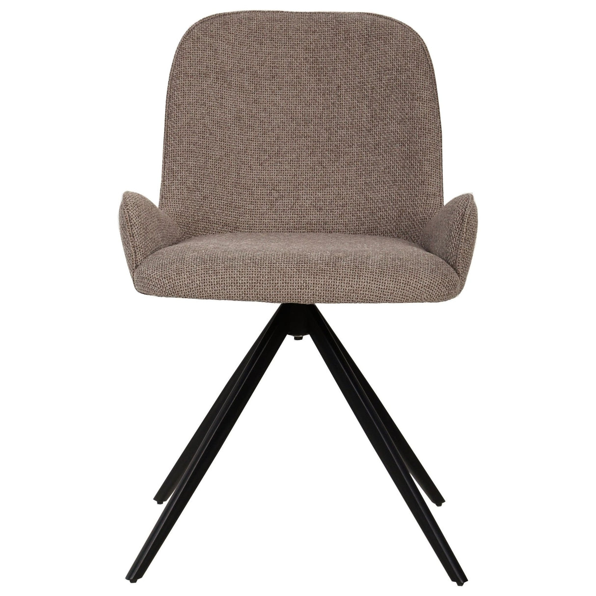 Stuhl aus AJ8208 - Stoff, weiches gepolstertes Finish, geschwungene Sitz - und Rückenform – Leander | PTMD - Esszett Luxury | Stilvolles Wohnen mit Charakter