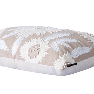 Kissen – Natürliche Farbe, Große Blumen, Elegantes Design – Osten | PTMD