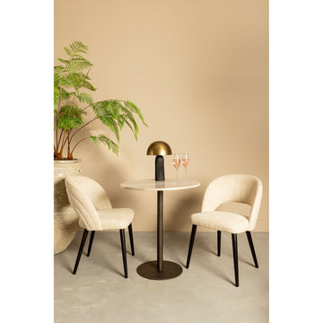 Table - Plaza 70.0 x 70.0 x 77.0 cm White round table 1
