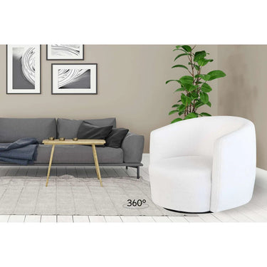 Sessel mit Teddy - Stoff extra gepolstert & stabilem Eisen - Gestell – Aveiro 125 | Kayoom - Esszett Luxury | Stilvolles Wohnen mit Charakter