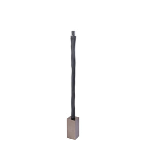 Statue – Menschen Design, Aluminium Material, Schwarz, S – Mathias | PTMD